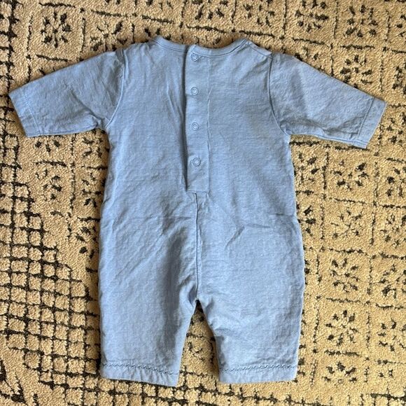 Vintage nanette baby blue airplane “up up and away” romper - 3M - Picture 5 of 5